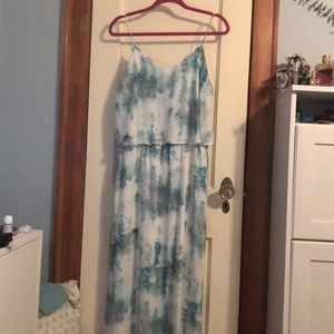 Watercolor Maxi Dress